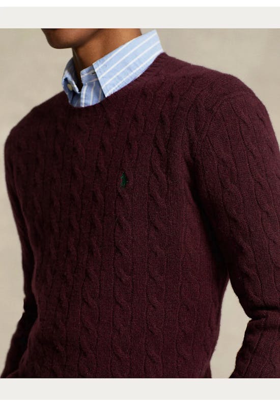 Cable-Knit Wool-Cashmere Jumper