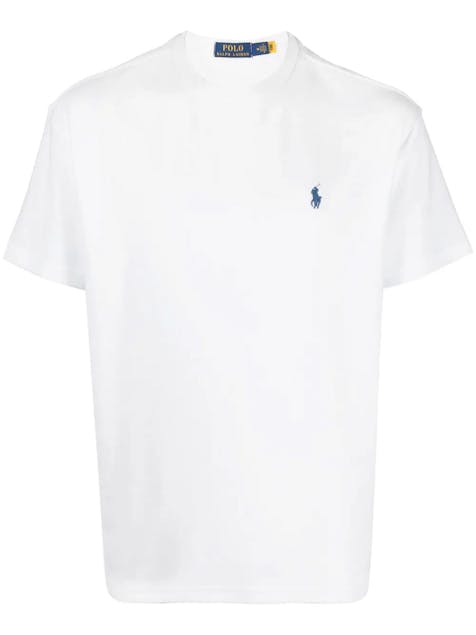 POLO RALPH LAUREN - Embroidered Logo Cotton T-Shirt