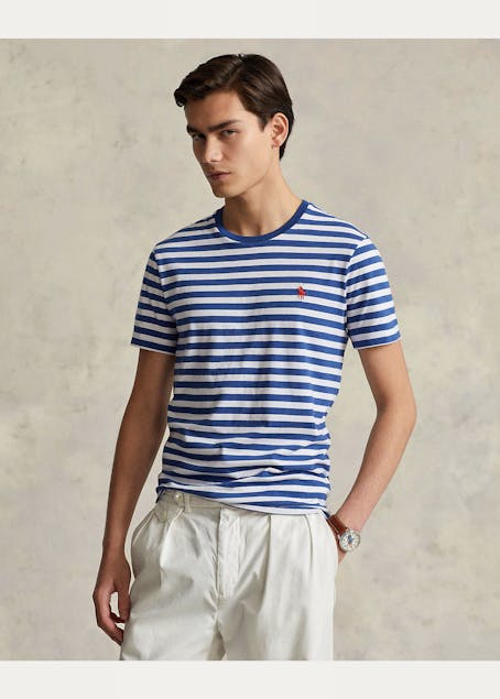 POLO RALPH LAUREN - Custom Slim Fit Striped Jersey T-Shirt