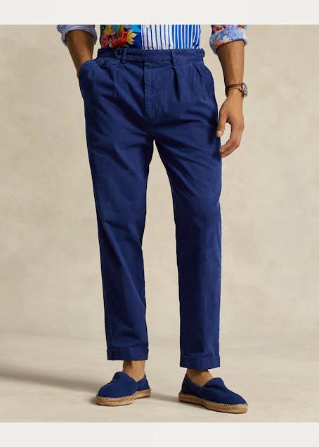 POLO RALPH LAUREN - Slim Tapered Fit Pleated Twill Trouser