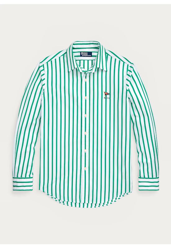 Custom Fit Striped Poplin Shirt
