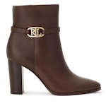 Leather Heeled Bootie