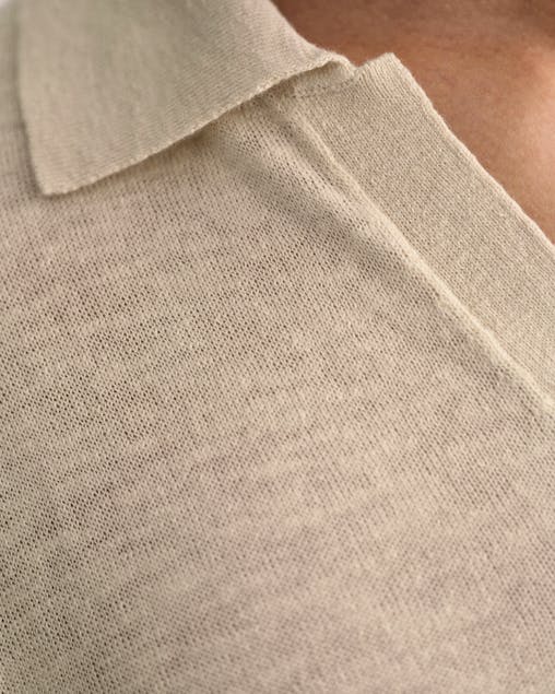 GANT - Cotton Linen Polo Sweater