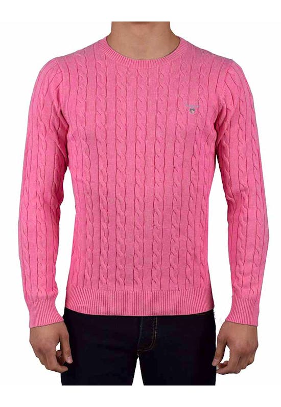 Cotton Cable Pullover