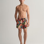 Classic Fit Floral Print Swim Shorts