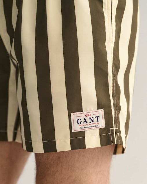 GANT - Classic Fit Block Stripe Swim Shorts