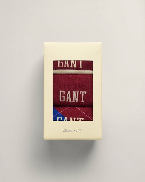 GANT - 3-Pack Argyle & Stripe Socks Gift Box