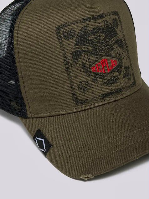 REPLAY - Cap With Bill With Embroidery And Print
