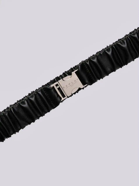 REPLAY - Belt With Gatheting And Snap Buckle