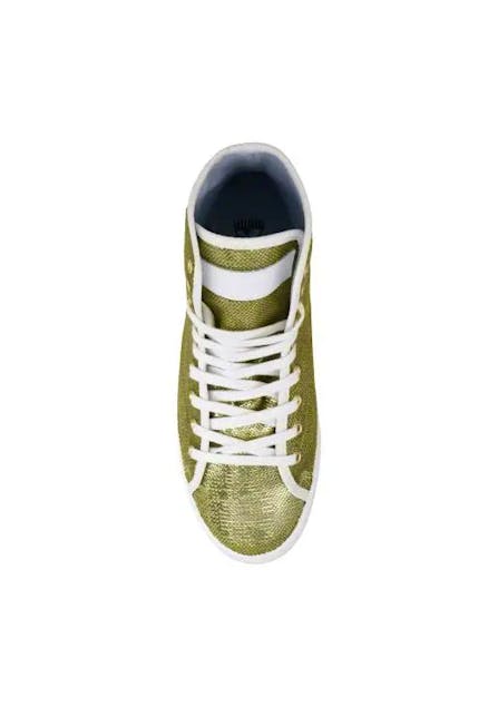 CHIARA FERRAGNI - Gold High Tennis Sneakers
