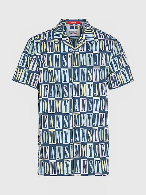 TOMMY HILFIGER JEANS - Logo Classic Fit Short Sleeve Shirt