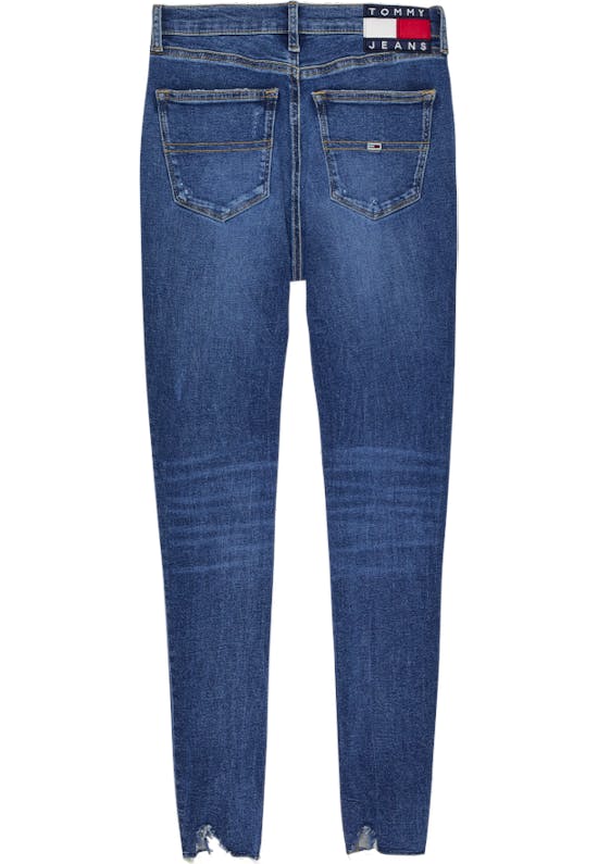 Nora Mid Rise Skinny Distressed Jeans