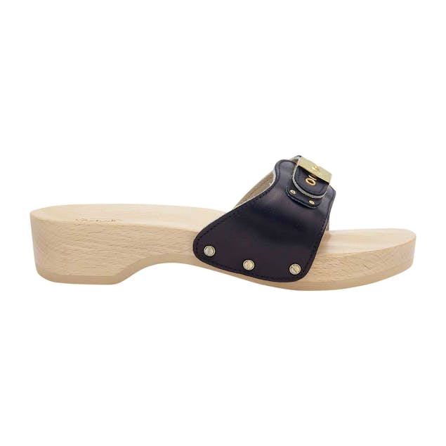 SCHOLL - Clogs Black pescura heel
