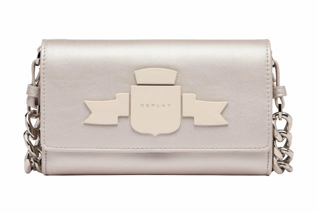 REPLAY - Clutches Embossed Hammered Bag
