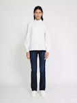 Cotton Shirt With Puffed Sleeves