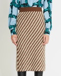 High-waisted Knitted Pencil Skirt