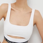 Milano Jersey Cut Out Bralette Top