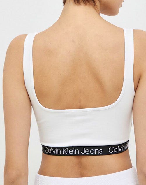 CALVIN KLEIN JEANS - Milano Jersey Cut Out Bralette Top