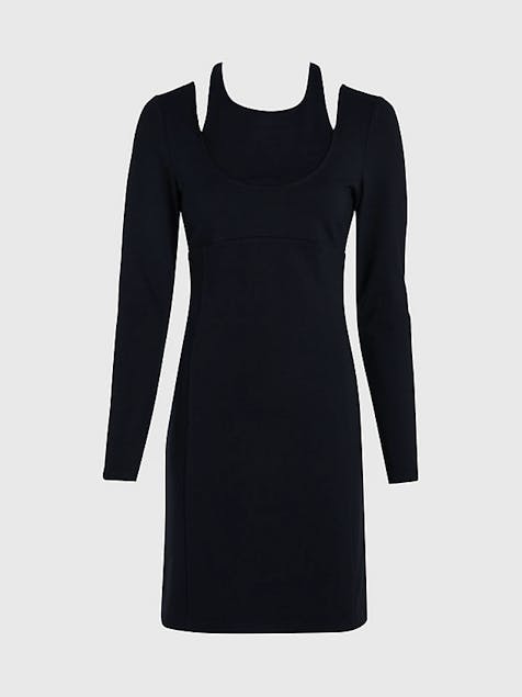 CALVIN KLEIN JEANS - Milano Jersey Double Layer Dress