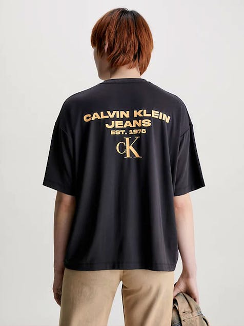 Calvin Klein Jeans BACK Klein LOGO Calvin TEE MODAL -J20J221733 BOYFRIEND 