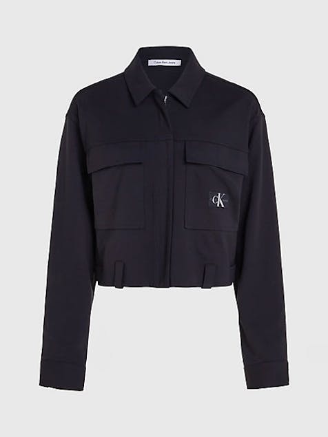 CALVIN KLEIN JEANS - Milano Jersey Zip Up Shirt Jacket