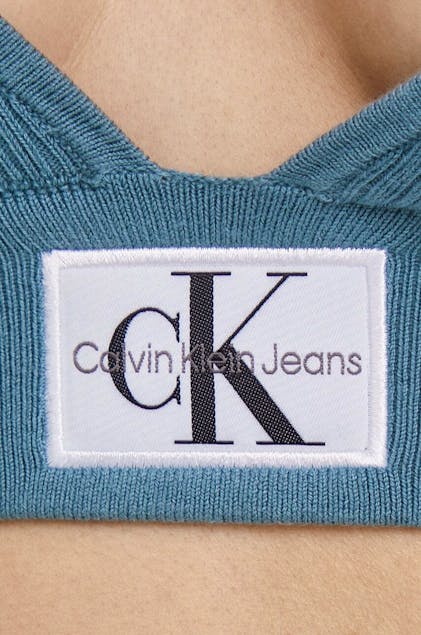 CALVIN KLEIN JEANS - Variegated Rib Sweater Bralett