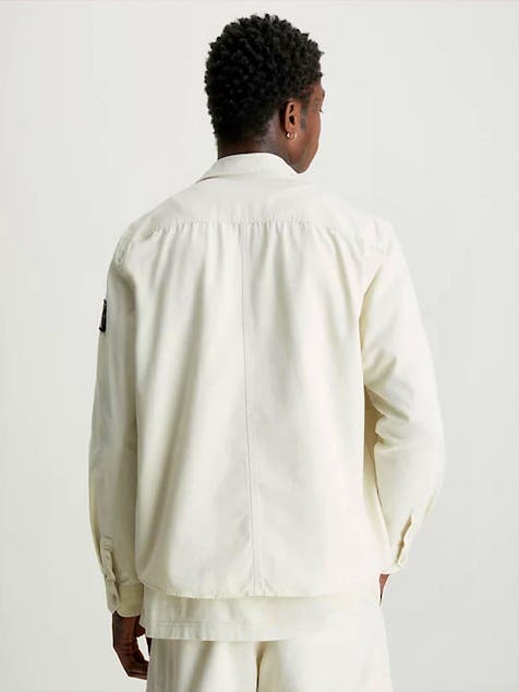 CALVIN KLEIN JEANS - Oversized Cotton Twill Shirt Jacket