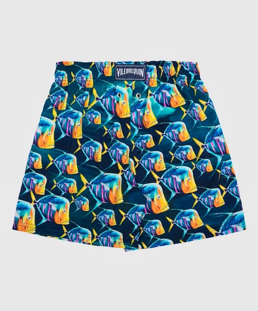 VILEBREQUIN - Fish Pattern Print Swim Shorts