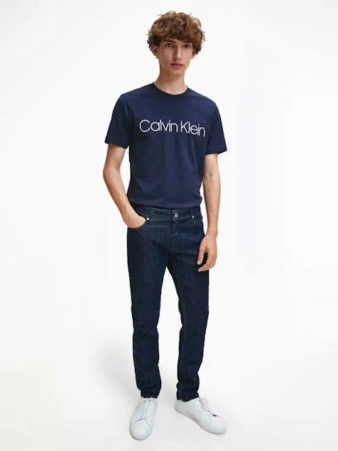 CALVIN KLEIN - Cotton Front Logo T-Shirt