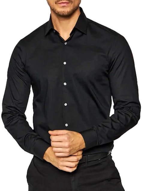 CALVIN KLEIN - Stainshield Solid Eslim Shirt