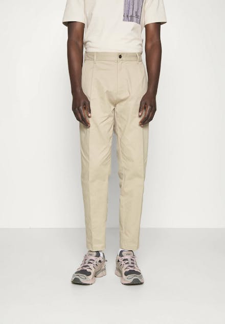 CALVIN KLEIN - Cropped Tapered Twill Trousers