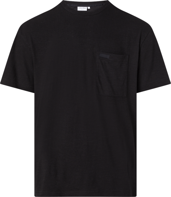 CALVIN KLEIN - Linen Blend T-Shirt