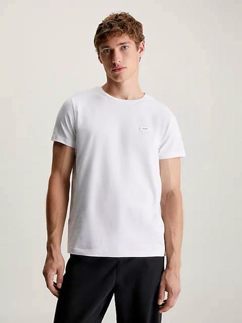 CALVIN KLEIN - Slim Cotton Stretch T-shirt