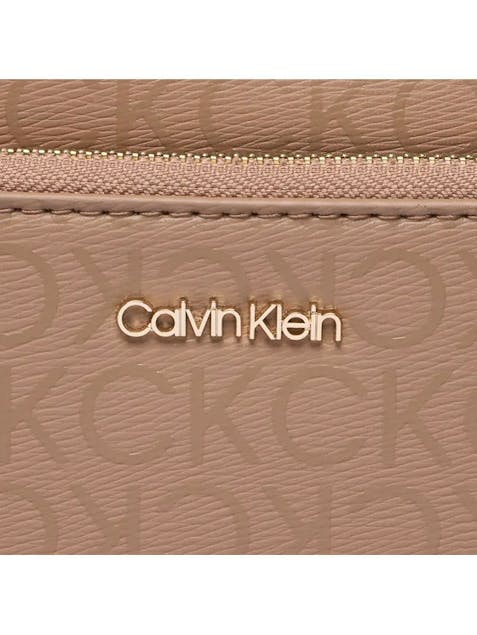 Calvin Klein Must Camera Bag with Pocket Brown Mono