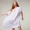 VILEBREQUIN - White Linen Square Dress- Vilebrequin x Angelo Tarlazzi