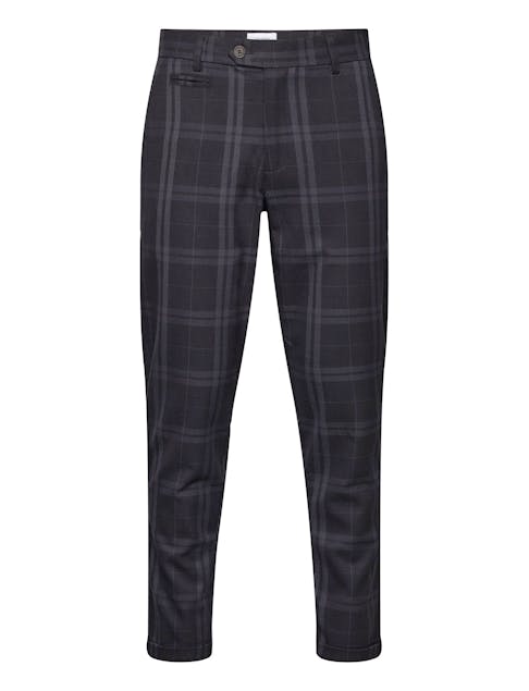 LES DEUX - Como Check Wool Milange Suit Pants