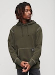 D2 Ovin Contrast Stitch Relaxed Hoodie