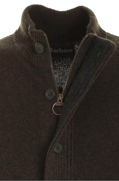BARBOUR - Patch Zip Thru Sweater