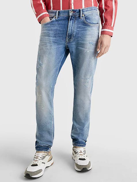 TOMMY HILFIGER - Houston Tapered Distressed Jeans