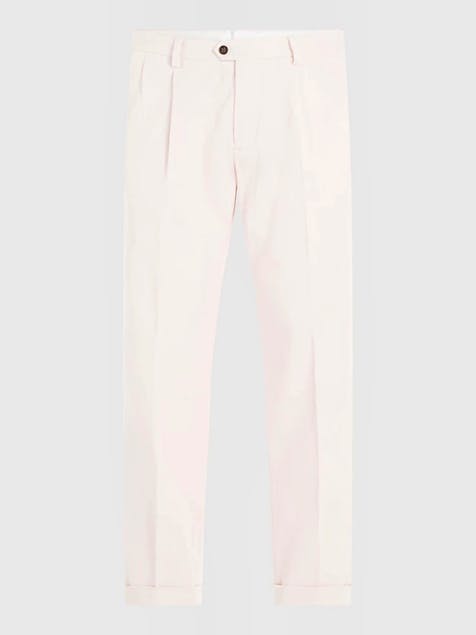 TOMMY HILFIGER - Hampron Luxe Gabardine Turn-Up Tapered Trousers