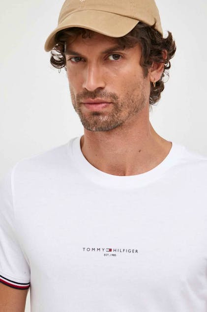 TOMMY HILFIGER - Tommy Logo Tipped Tee