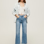 Lexa Sky High Waisted Wide Fit Jeans