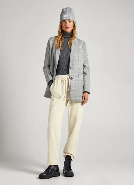 PEPE JEANS - Straight Checked Trousers