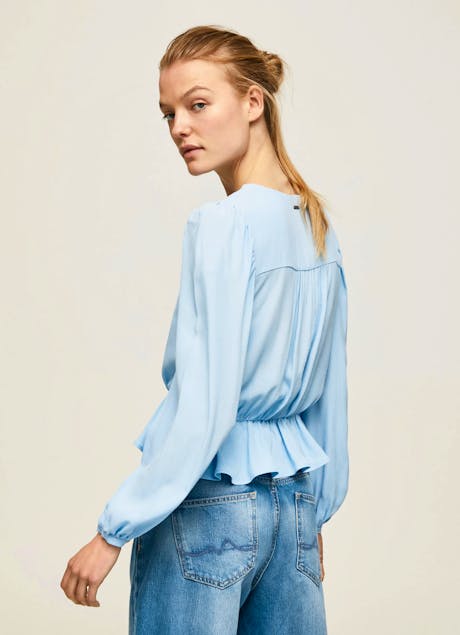 PEPE JEANS - V-Neck Cropped Fit Top