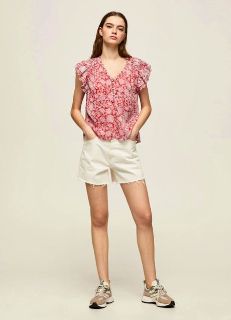 PEPE JEANS - Flower Printed Blouse