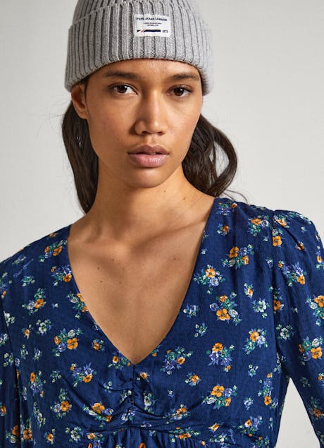 PEPE JEANS - Floral Print Dobby Blouse