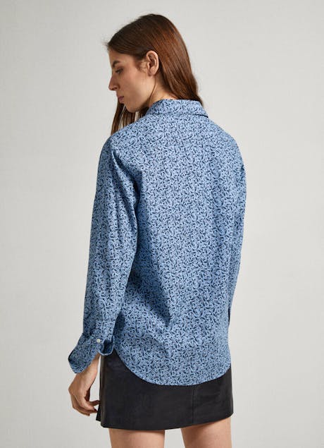 PEPE JEANS - Floral Print Cotton Shirt