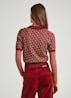 PEPE JEANS - Knit Geometric Print Polo Shirt