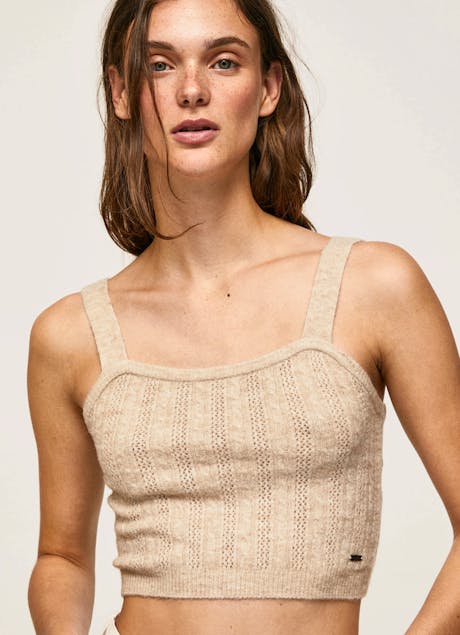 PEPE JEANS - Knit Straps Top
