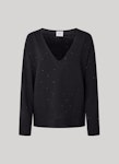 Knit Jumper With Strass Detail